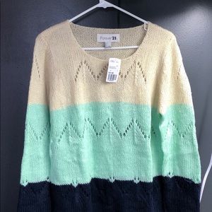 Sweater top large